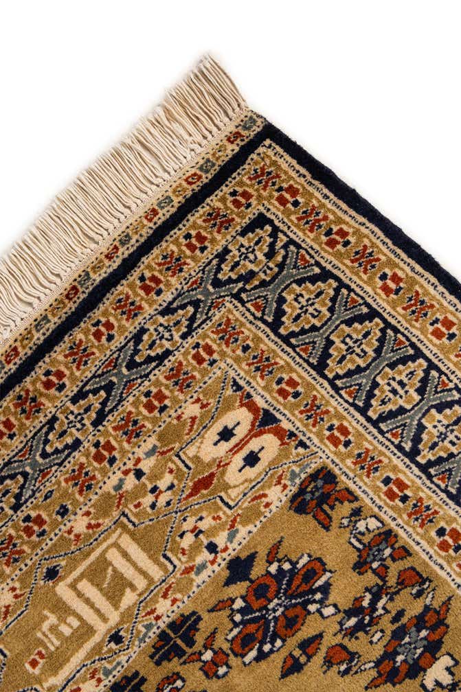 2' 7 x 4' 2 Hand Knotted Bokhara Wool Rug