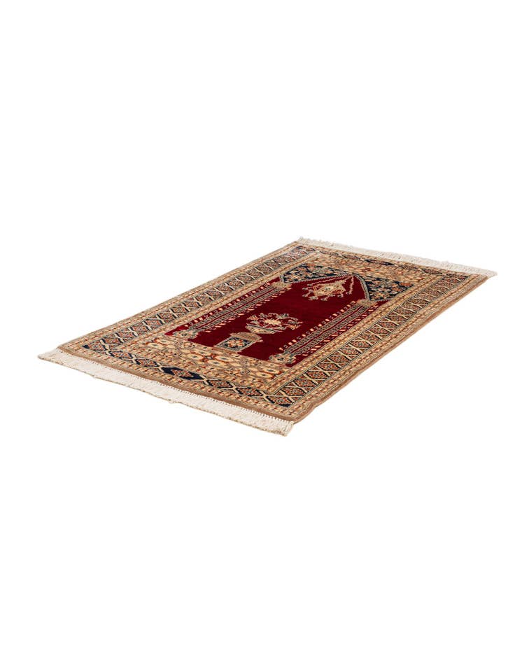 Detail image of 2' 7 x 4' 6 Hand Knotted Bokhara Wool Rug