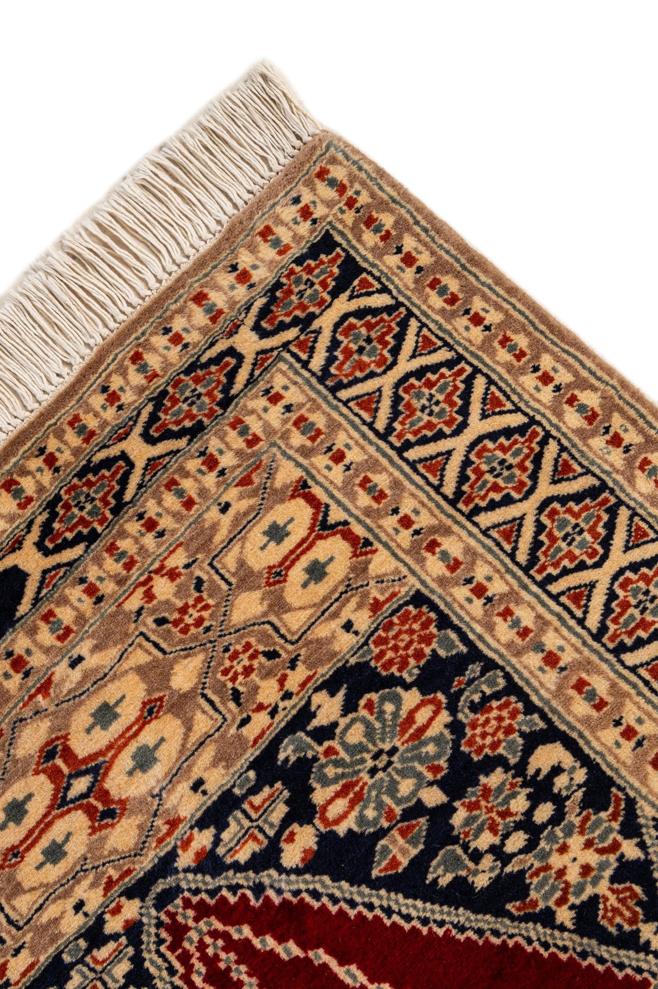2' 7 x 4' 6 Hand Knotted Bokhara Wool Rug
