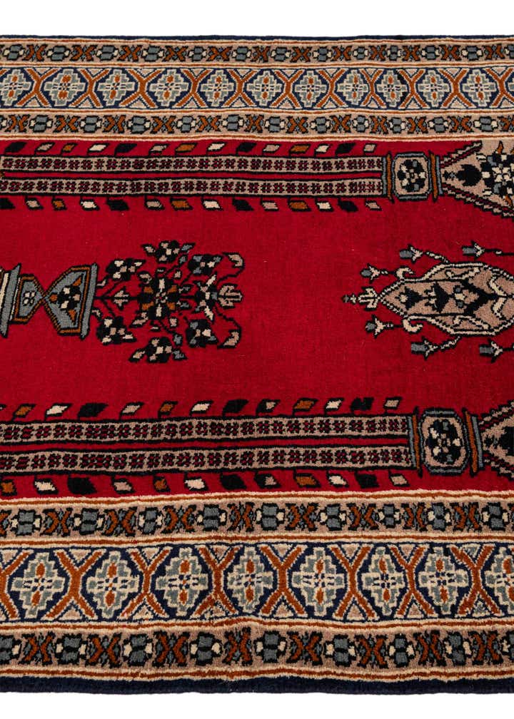 2' 9 x 4' 6 Hand Knotted Bokhara Wool Rug