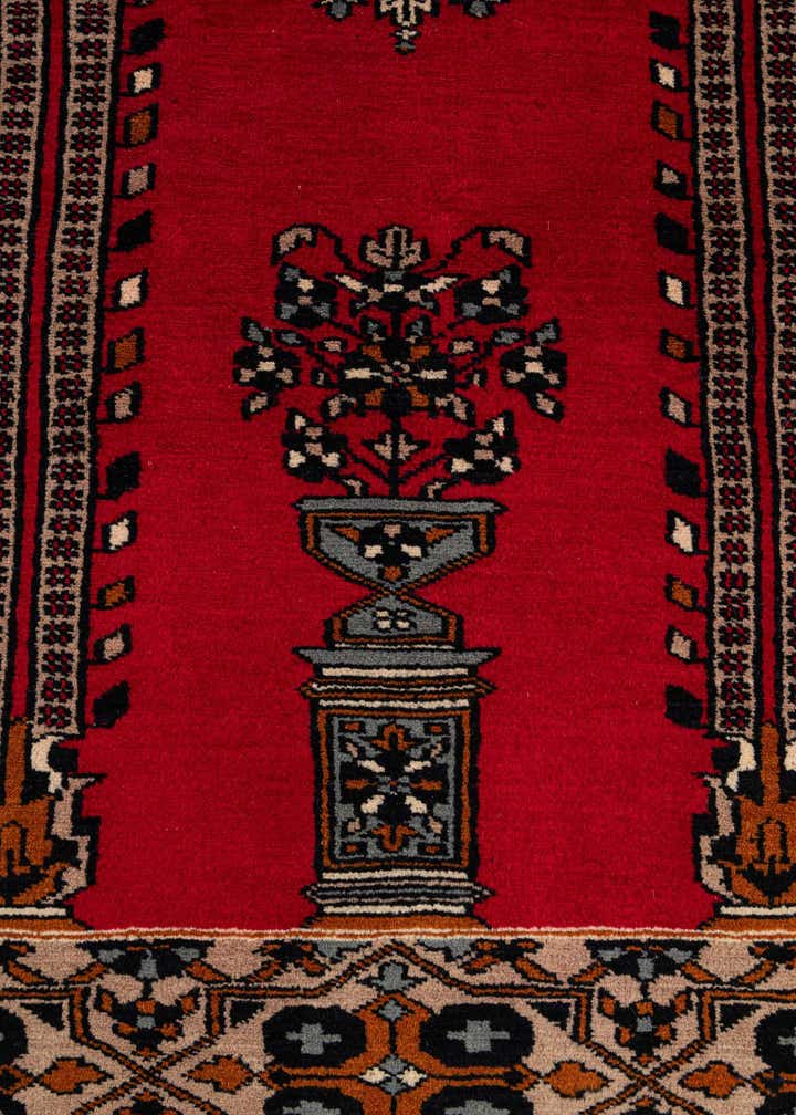 2' 9 x 4' 6 Hand Knotted Bokhara Wool Rug