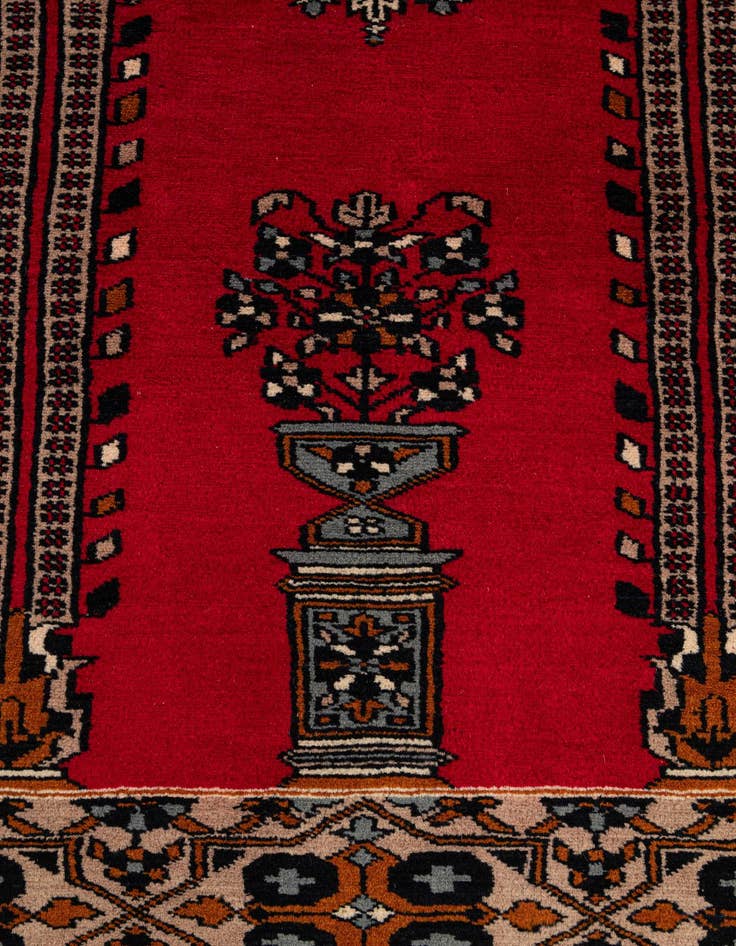 Detail image of 2' 9 x 4' 6  Hand Knotted Bokhara Wool Rug