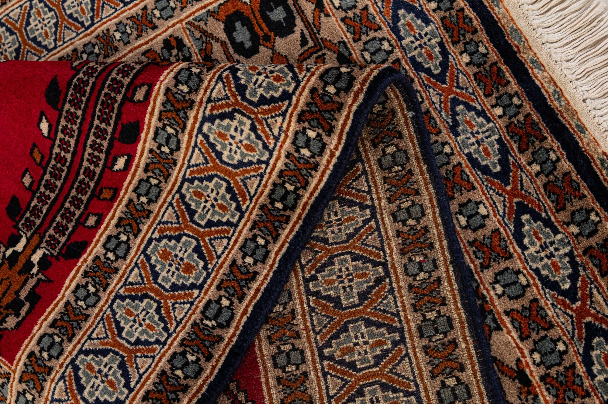 2' 9 x 4' 6 Hand Knotted Bokhara Wool Rug