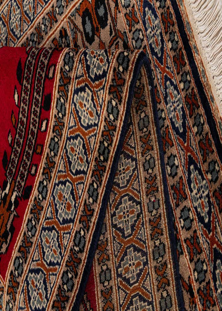 2' 9 x 4' 6 Hand Knotted Bokhara Wool Rug