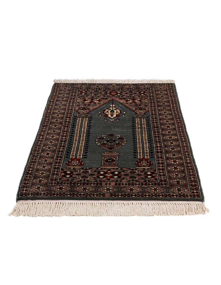 2' 7 x 4' 3 Hand Knotted Bokhara Wool Rug