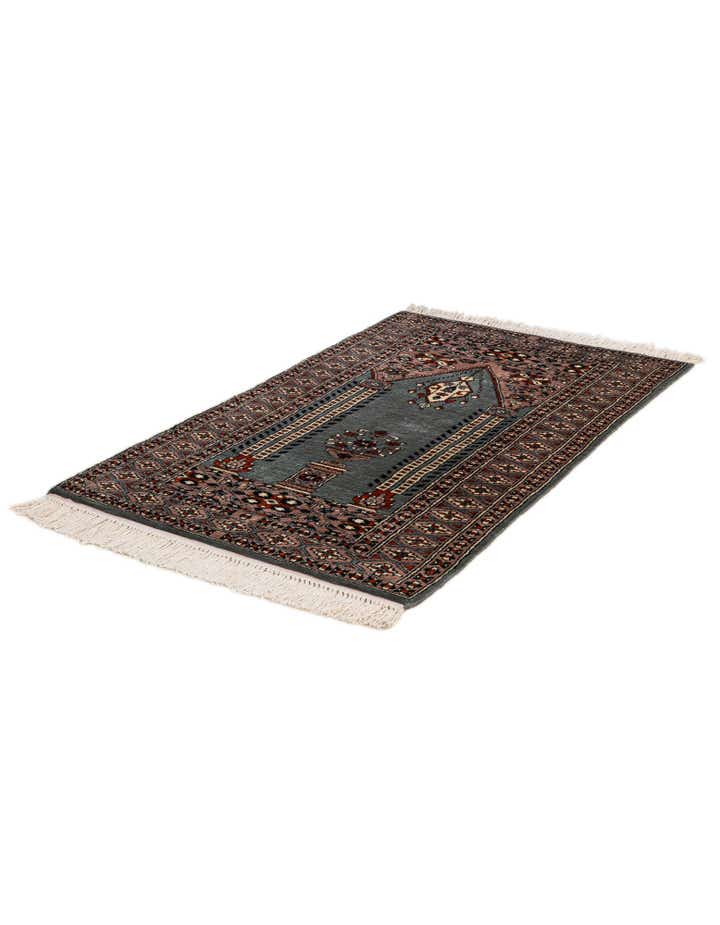 2' 7 x 4' 3 Hand Knotted Bokhara Wool Rug