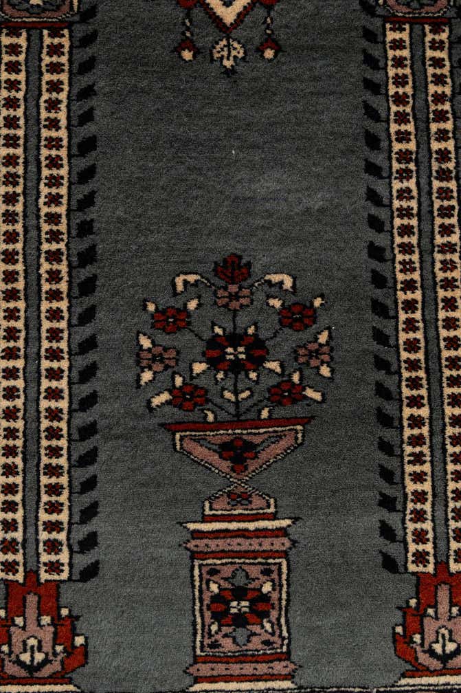 2' 7 x 4' 3 Hand Knotted Bokhara Wool Rug