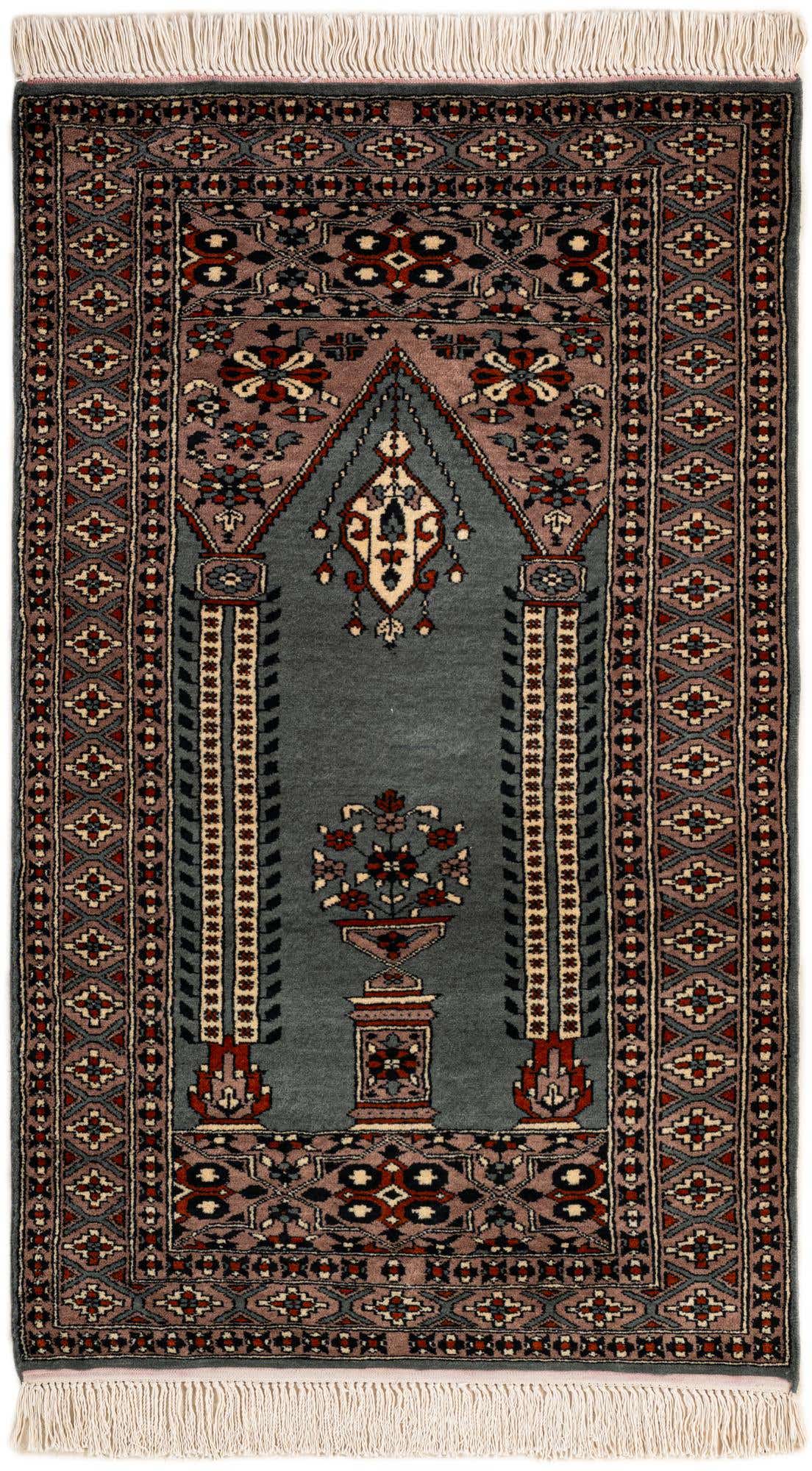 2' 7 x 4' 3 Hand Knotted Bokhara Wool Rug