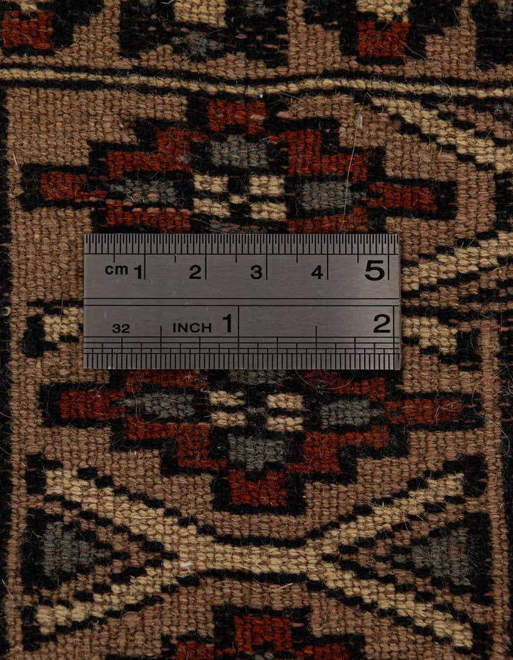 Detail image of 2' 7 x 4' 4  Hand Knotted Bokhara Wool Rug