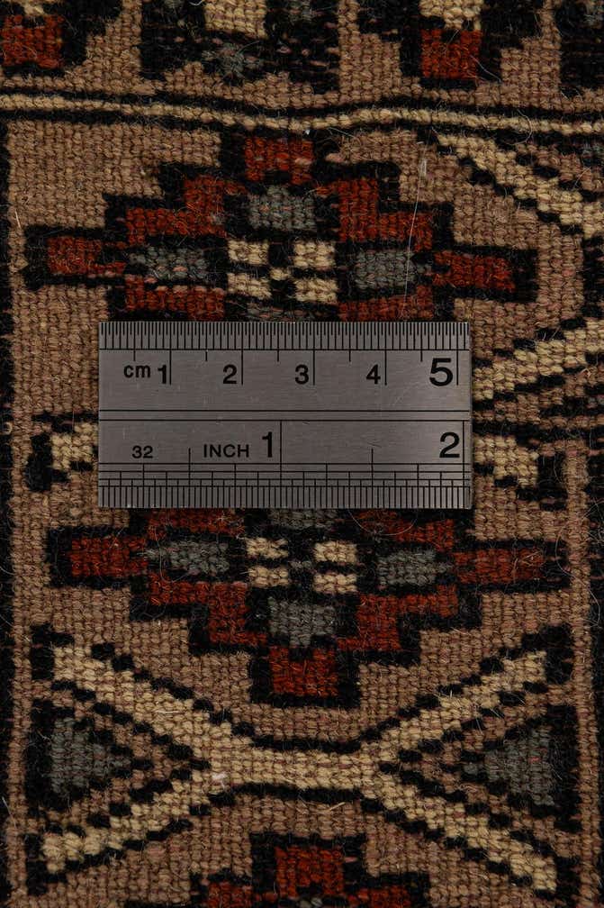 2' 7 x 4' 4 Hand Knotted Bokhara Wool Rug
