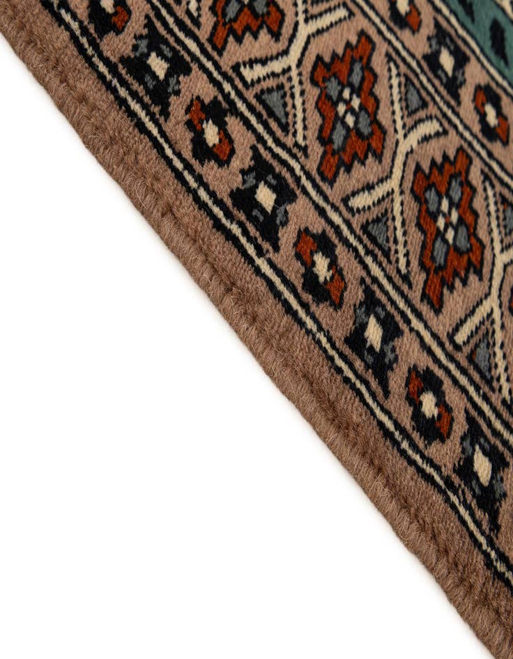 Detail image of 2' 7 x 4' 4  Hand Knotted Bokhara Wool Rug