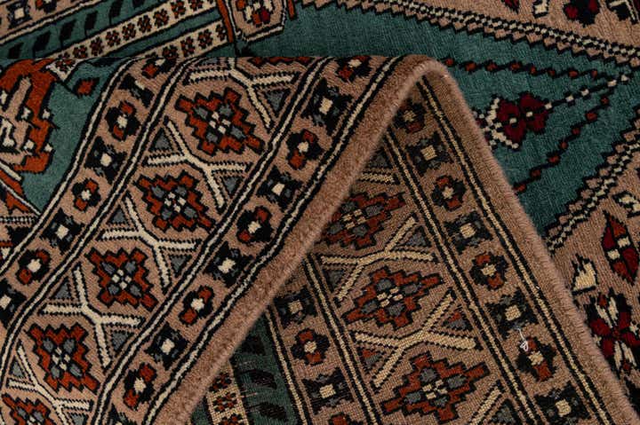 2' 7 x 4' 4 Hand Knotted Bokhara Wool Rug