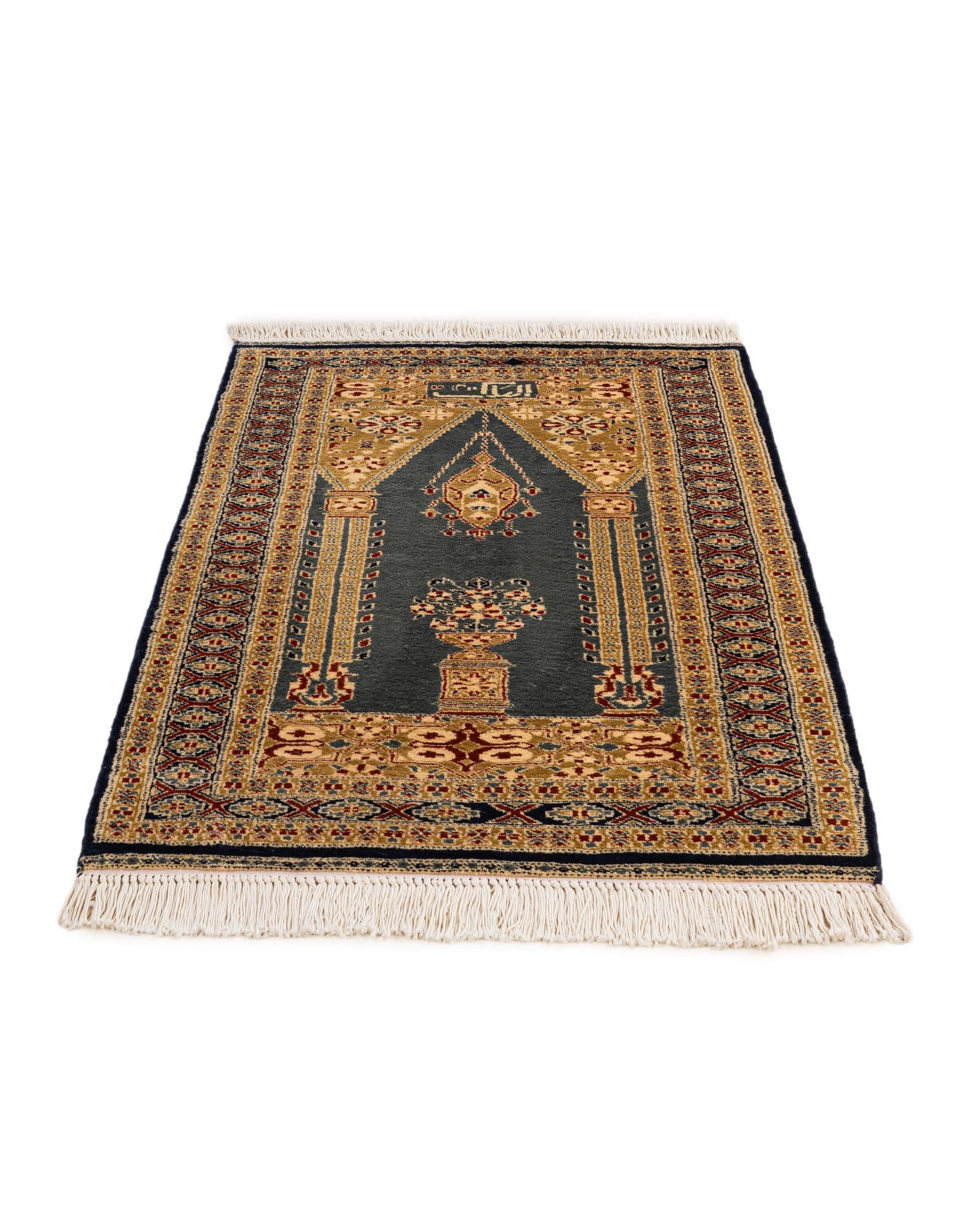 2' 7 x 4' Hand Knotted Bokhara Wool Rug