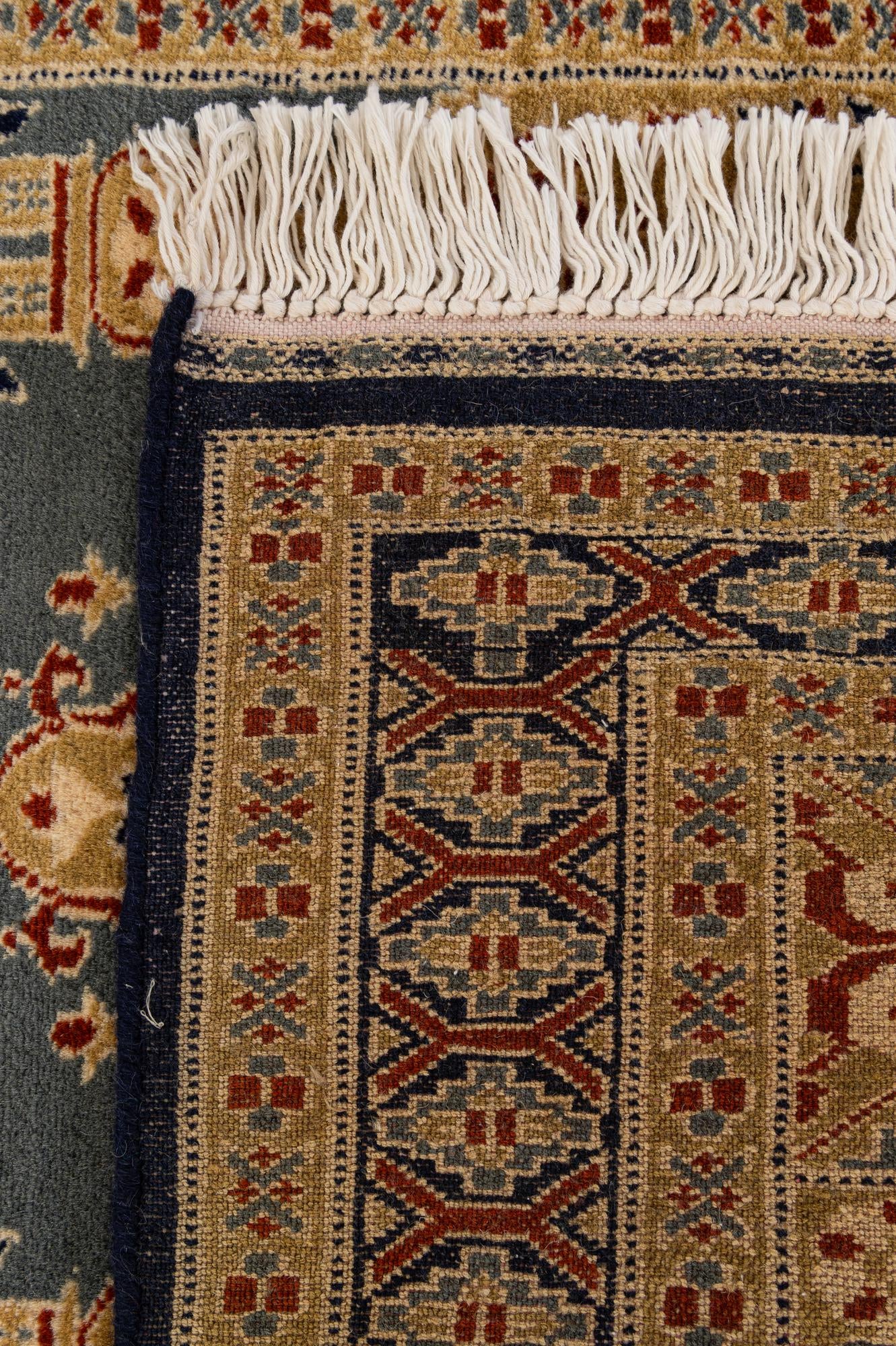 2' 7 x 4' Hand Knotted Bokhara Wool Rug