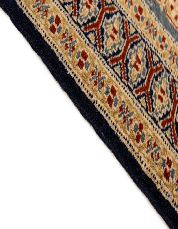 Detail image of 2' 7 x 4'  Hand Knotted Bokhara Wool Rug