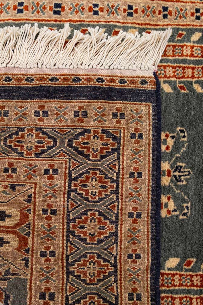 2' 8 x 4' 3 Hand Knotted Bokhara Wool Rug