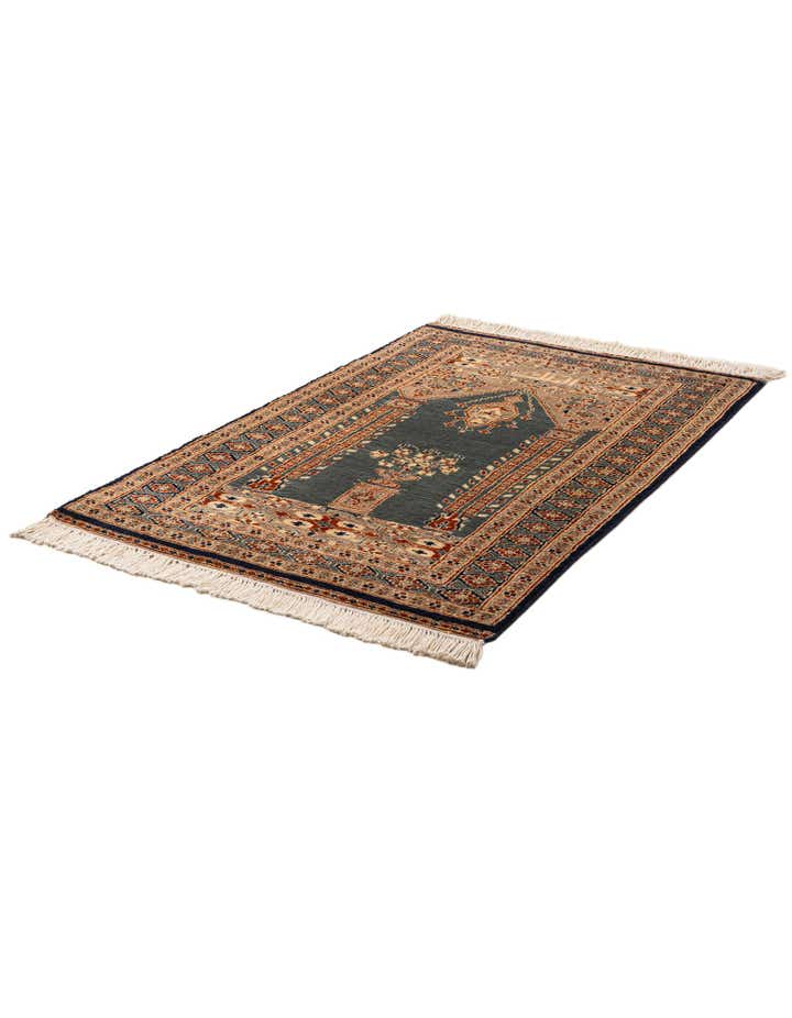 2' 8 x 4' 3 Hand Knotted Bokhara Wool Rug