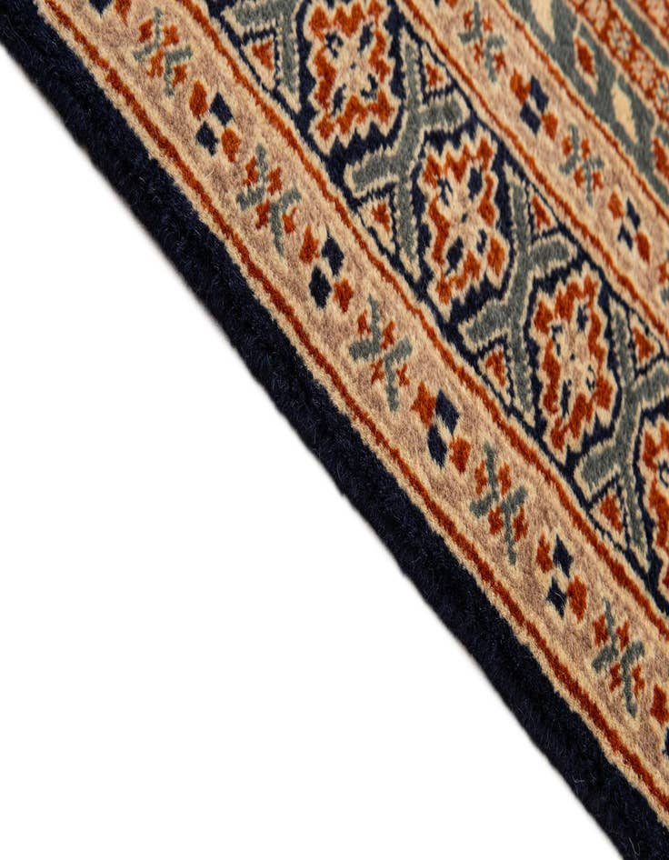 Detail image of 2' 8 x 4' 3  Hand Knotted Bokhara Wool Rug