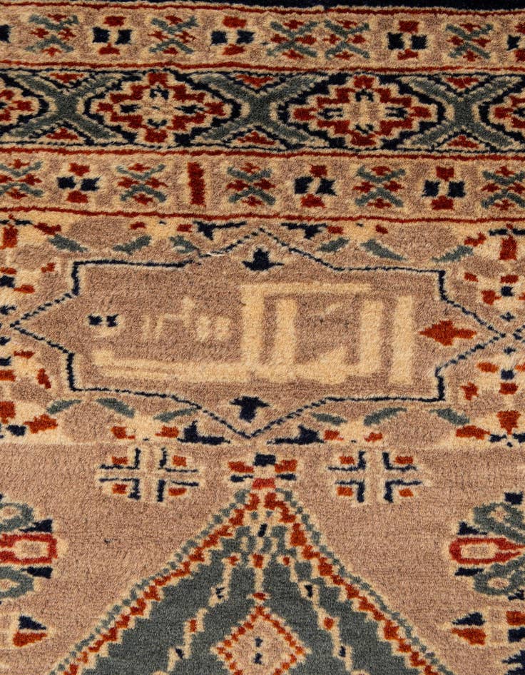 Detail image of 2' 8 x 4' 3  Hand Knotted Bokhara Wool Rug