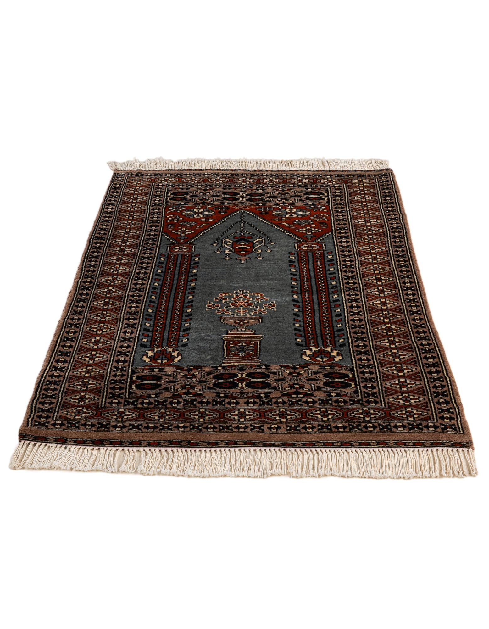2' 7 x 3' 11 Hand Knotted Bokhara Wool Rug