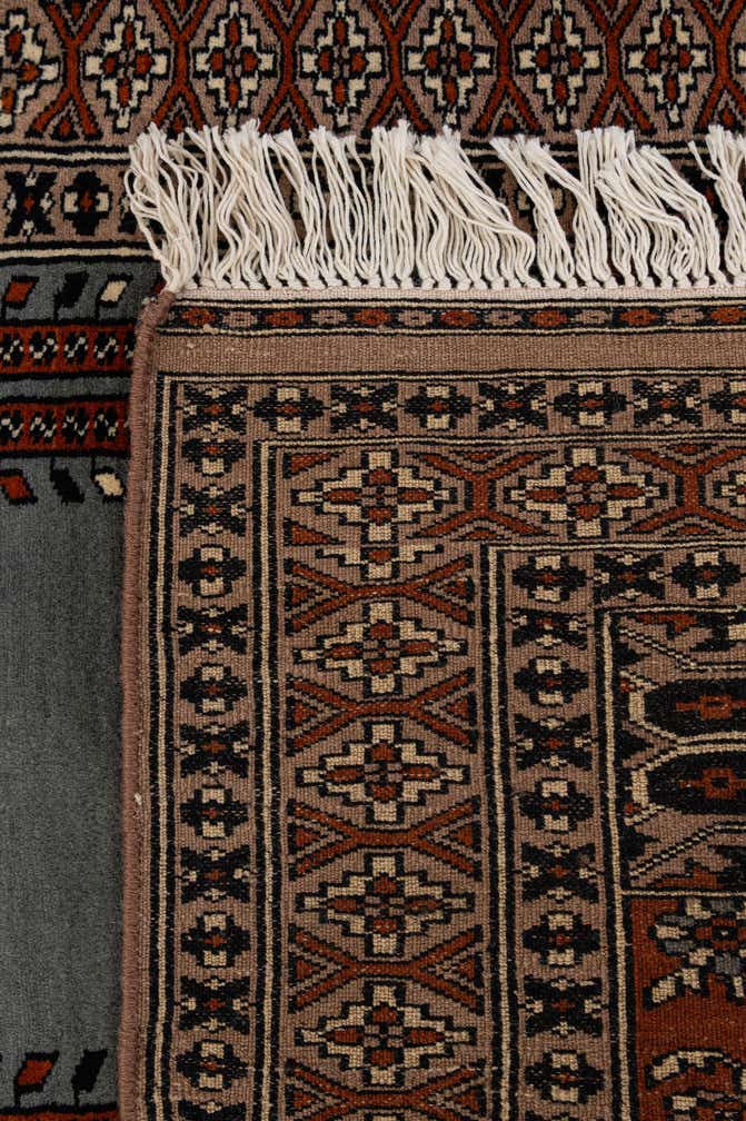 2' 7 x 3' 11 Hand Knotted Bokhara Wool Rug