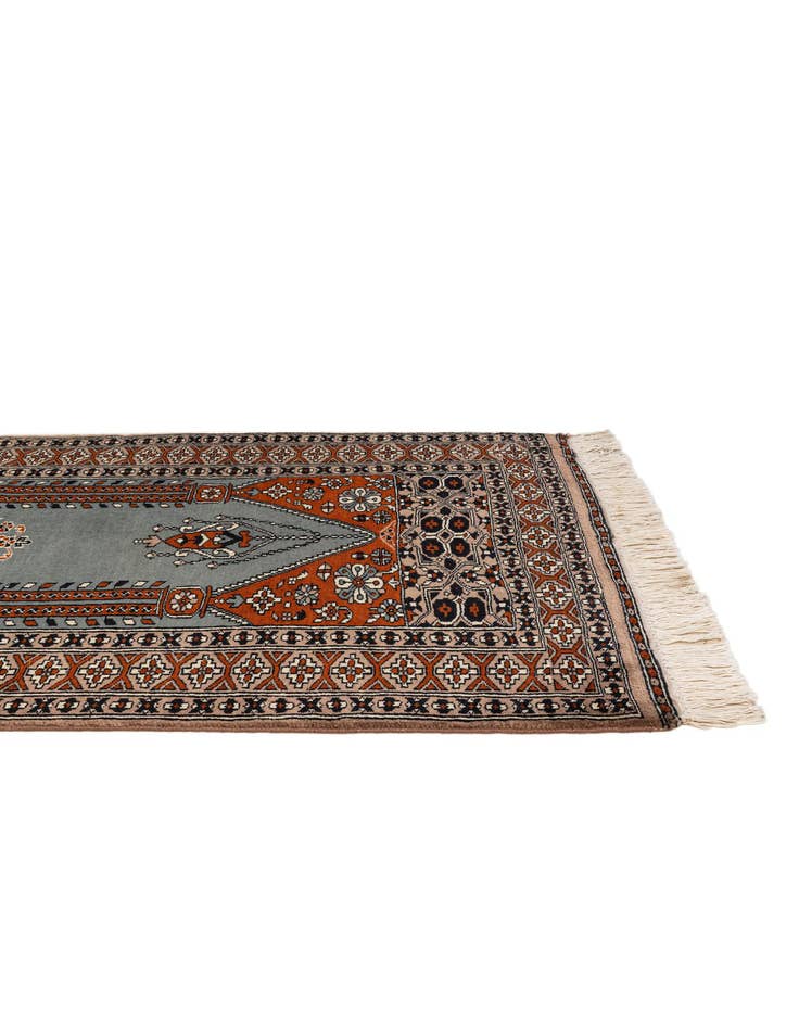 Detail image of 2' 7 x 3' 11  Hand Knotted Bokhara Wool Rug