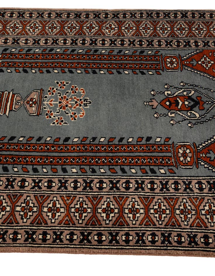 Detail image of 2' 7 x 3' 11  Hand Knotted Bokhara Wool Rug