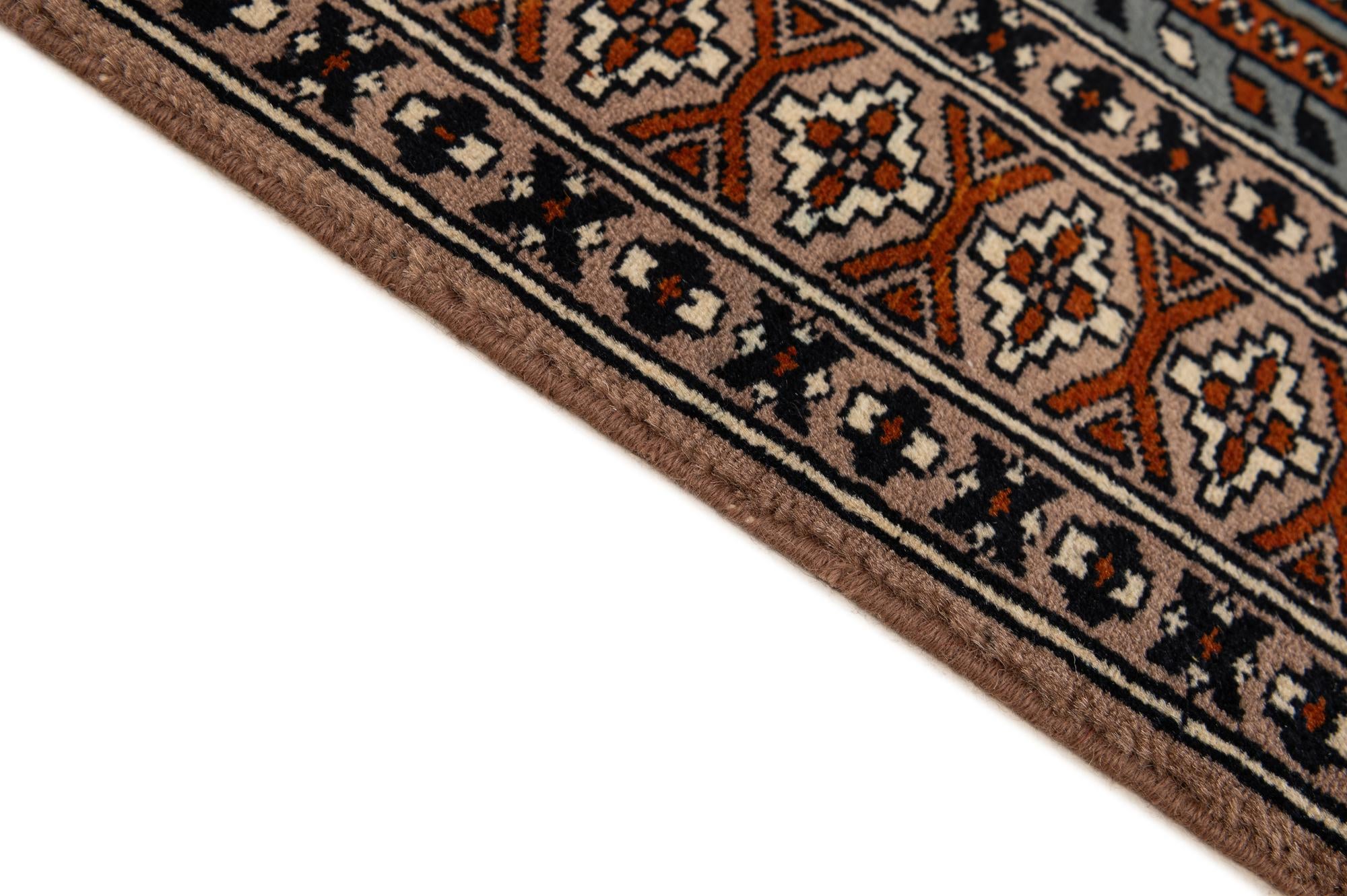 2' 7 x 3' 11 Hand Knotted Bokhara Wool Rug