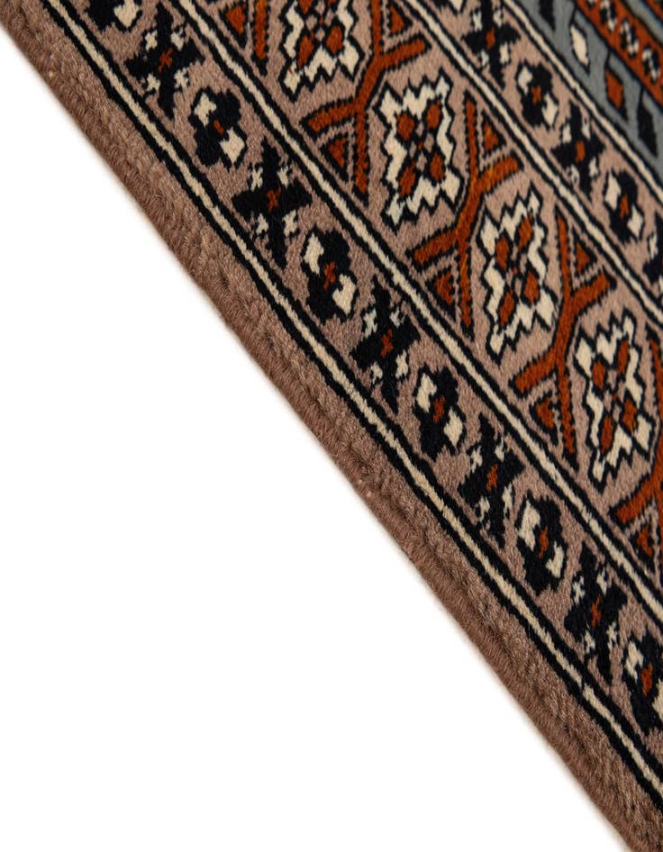 Detail image of 2' 7 x 3' 11  Hand Knotted Bokhara Wool Rug