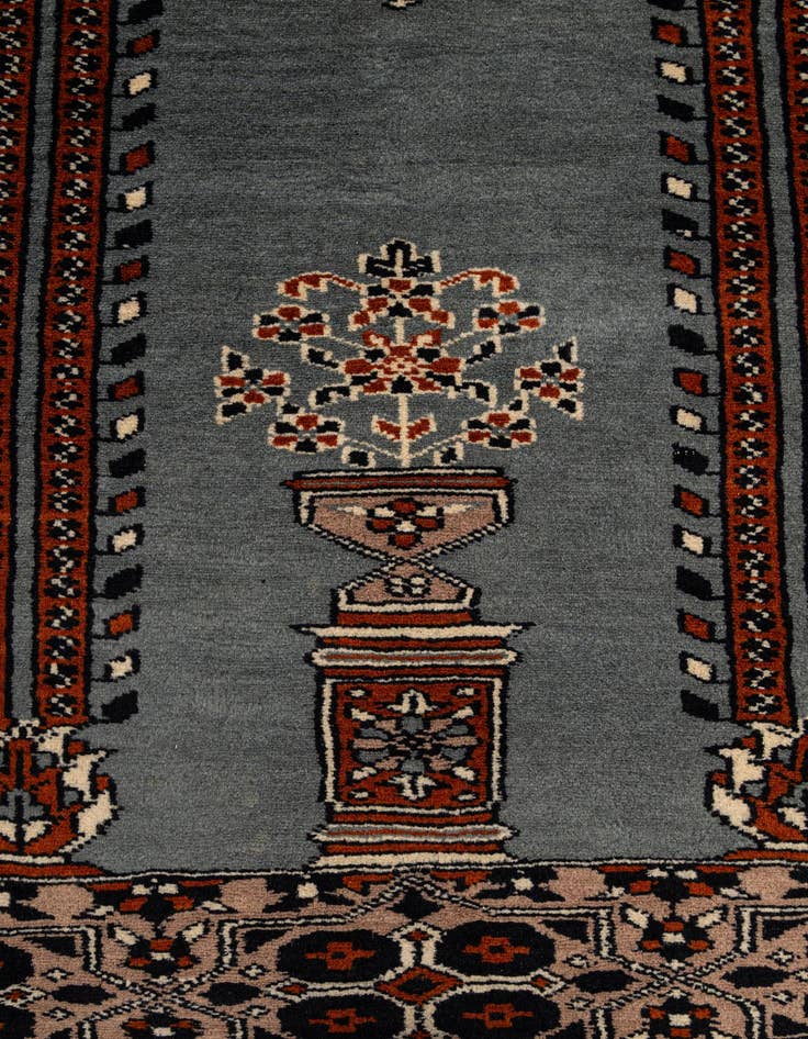 Detail image of 2' 7 x 3' 11  Hand Knotted Bokhara Wool Rug
