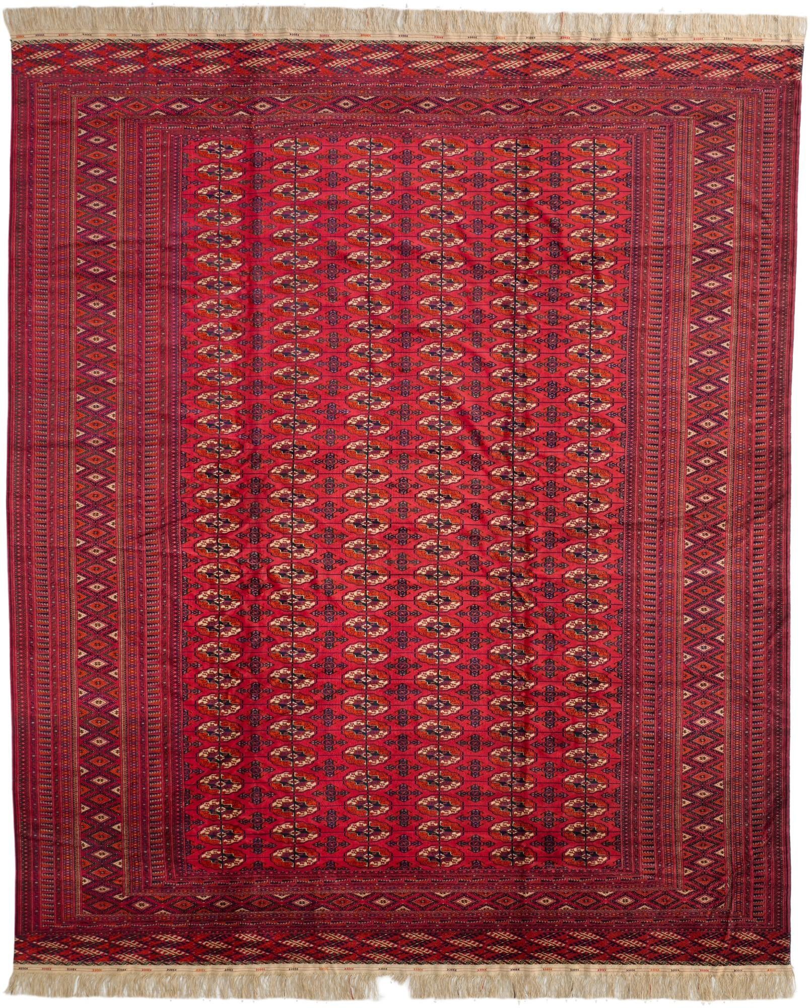 9' 3 x 11' 6 Hand Knotted Bokhara Rug