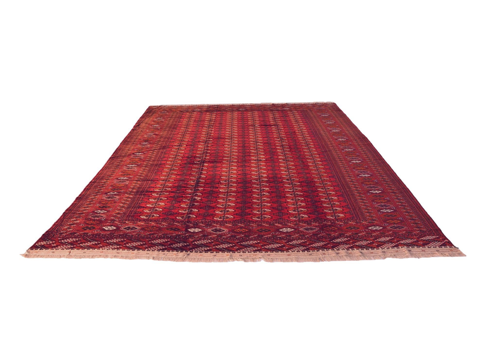10' 10 x 16' 9 Hand Knotted Bokhara Rug