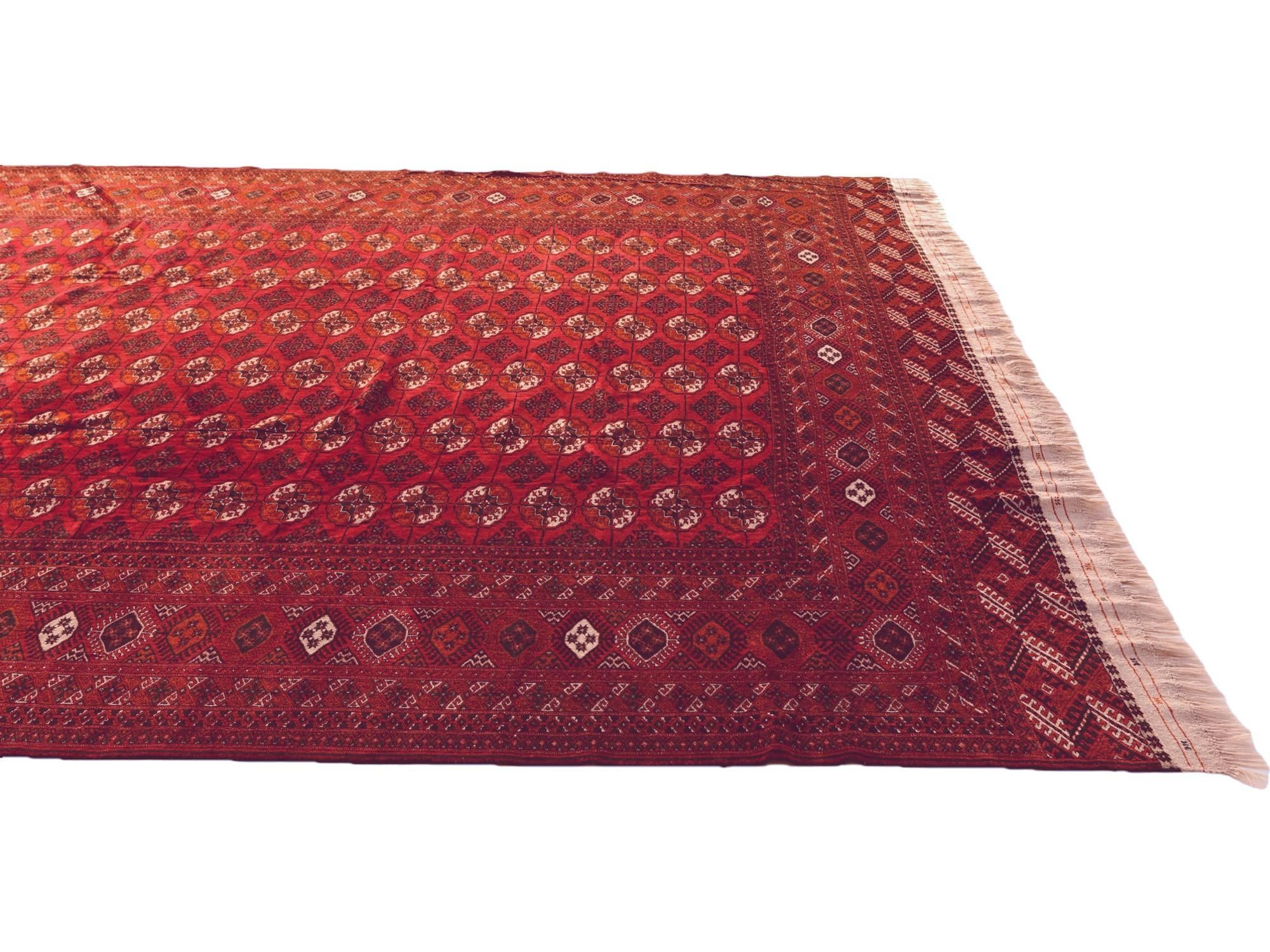 10' 10 x 16' 9 Hand Knotted Bokhara Rug