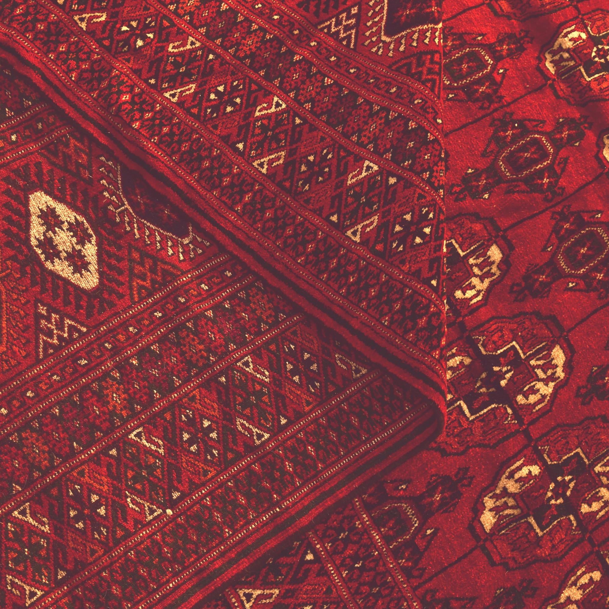 10' 11 x 15' 11 Hand Knotted Bokhara Rug
