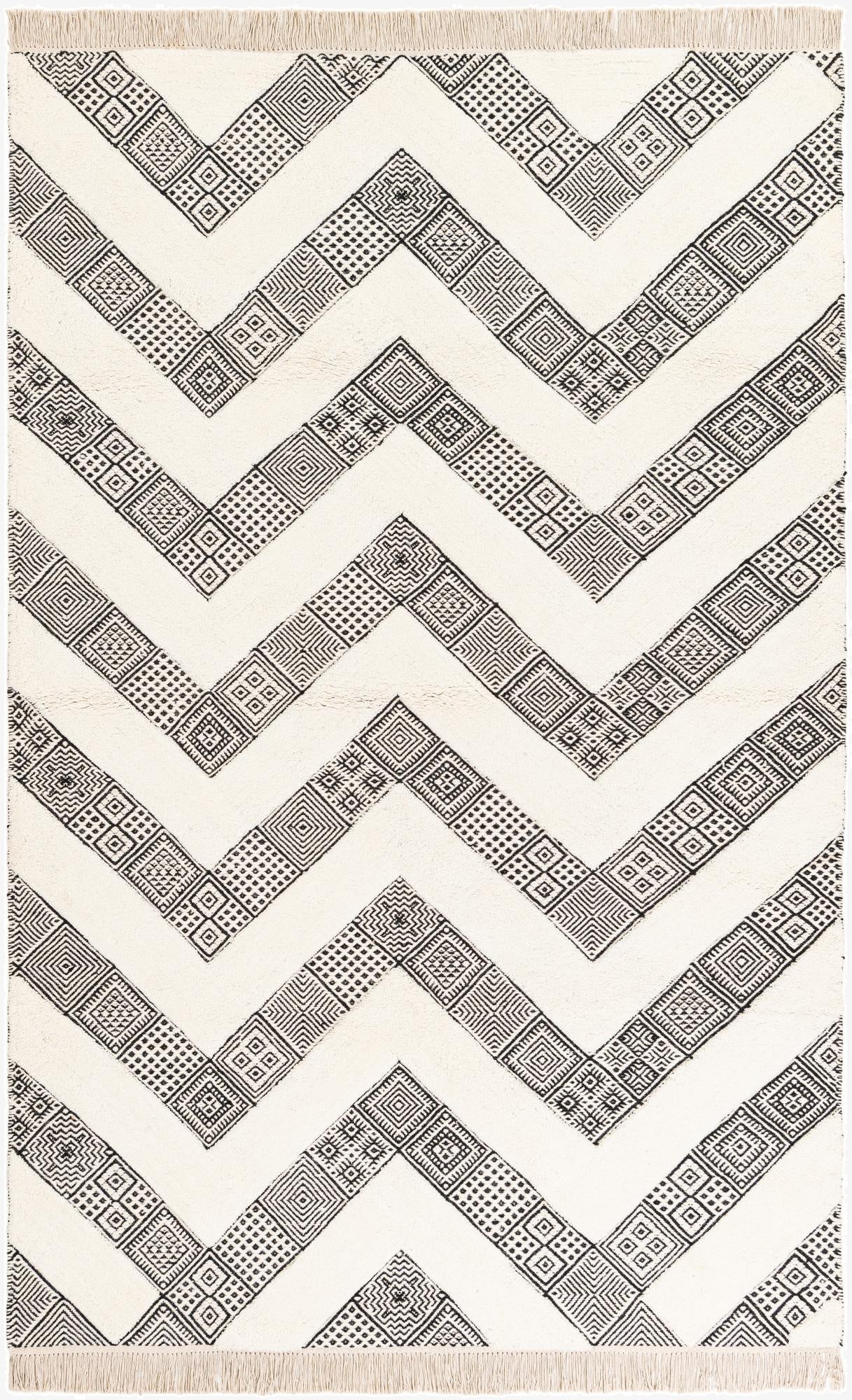 5' x 8'  Hand Woven Braided Jute Rug