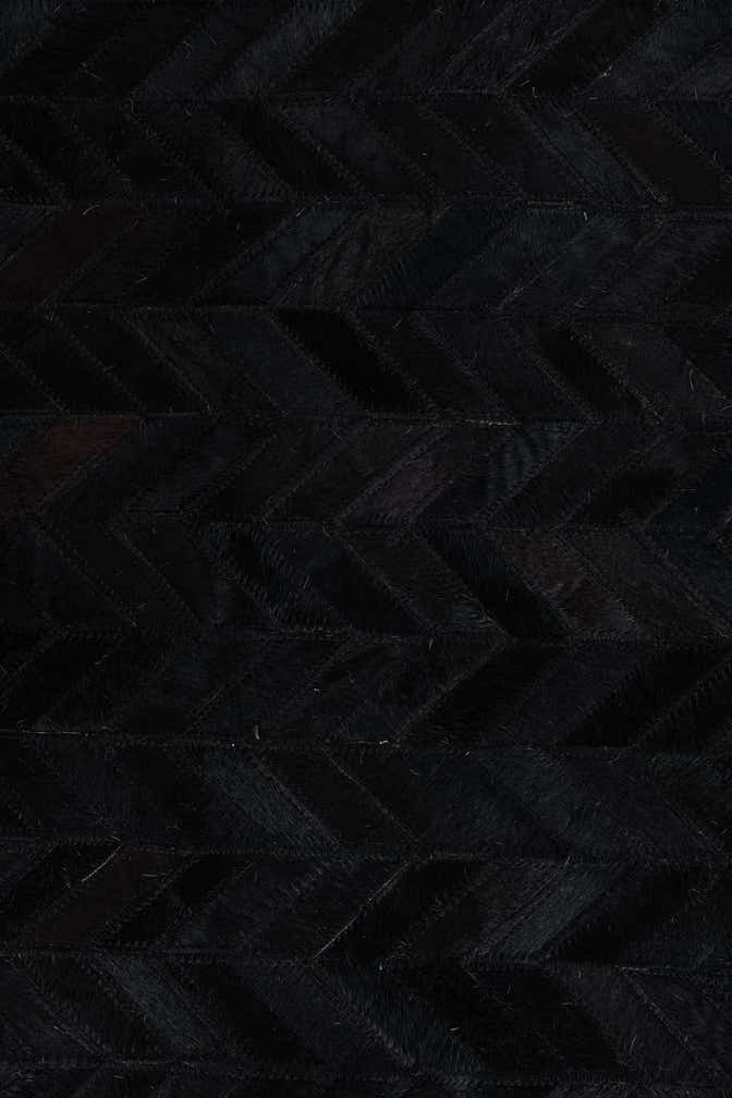 7' 10 x 9' 10 Cowhide Leather Rug