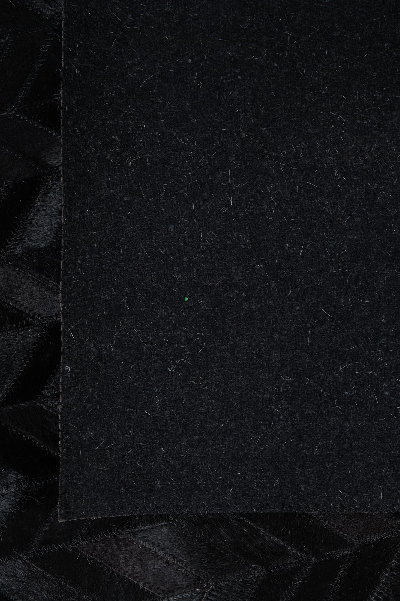 7' 10 x 9' 10 Cowhide Leather Rug