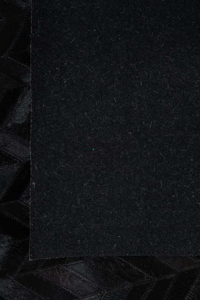 7' 10 x 9' 10 Cowhide Leather Rug