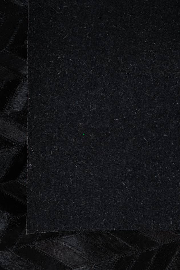 Detail image of 7' 10 x 9' 10 Cowhide Leather Rug