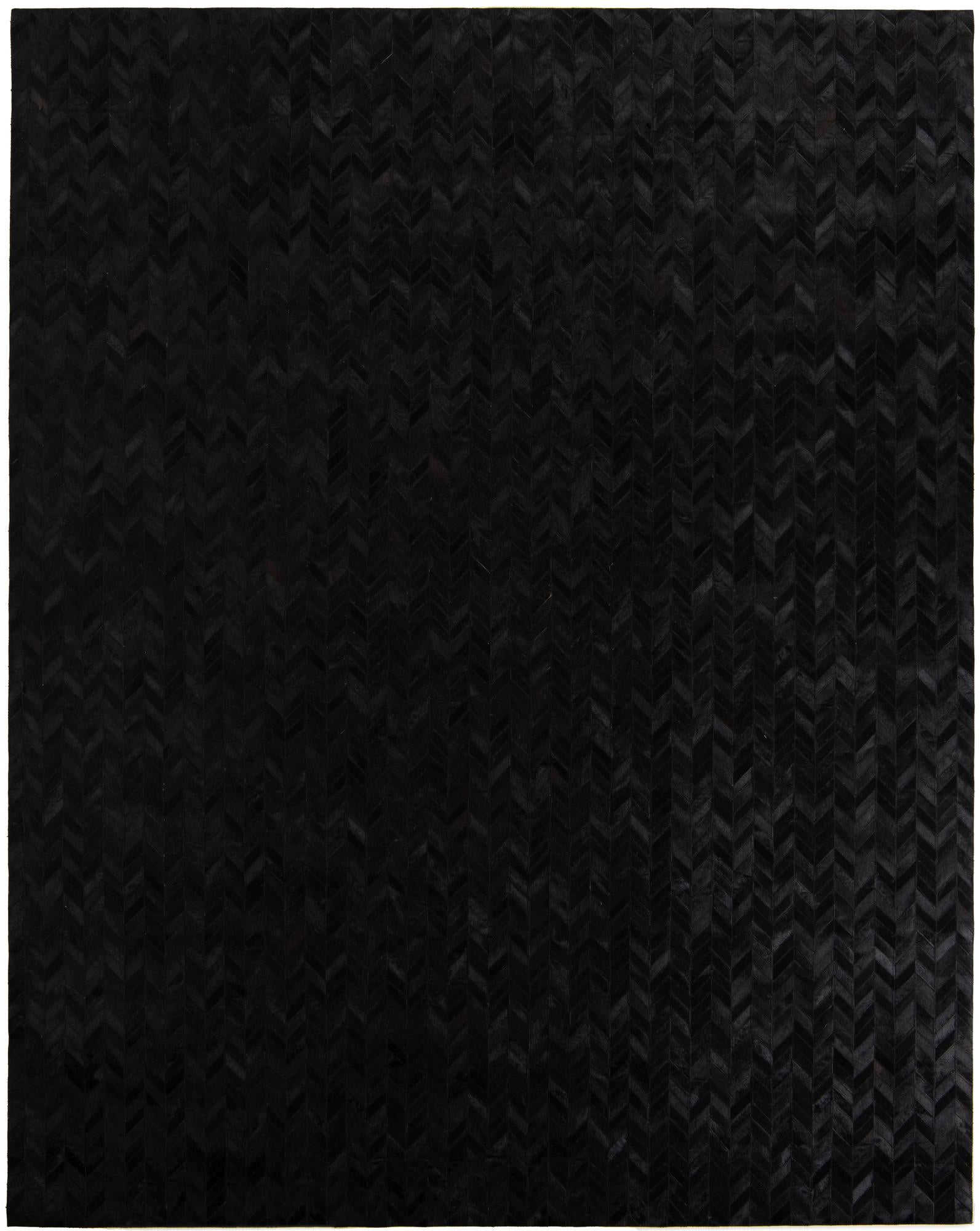 7' 10 x 9' 10 Cowhide Leather Rug