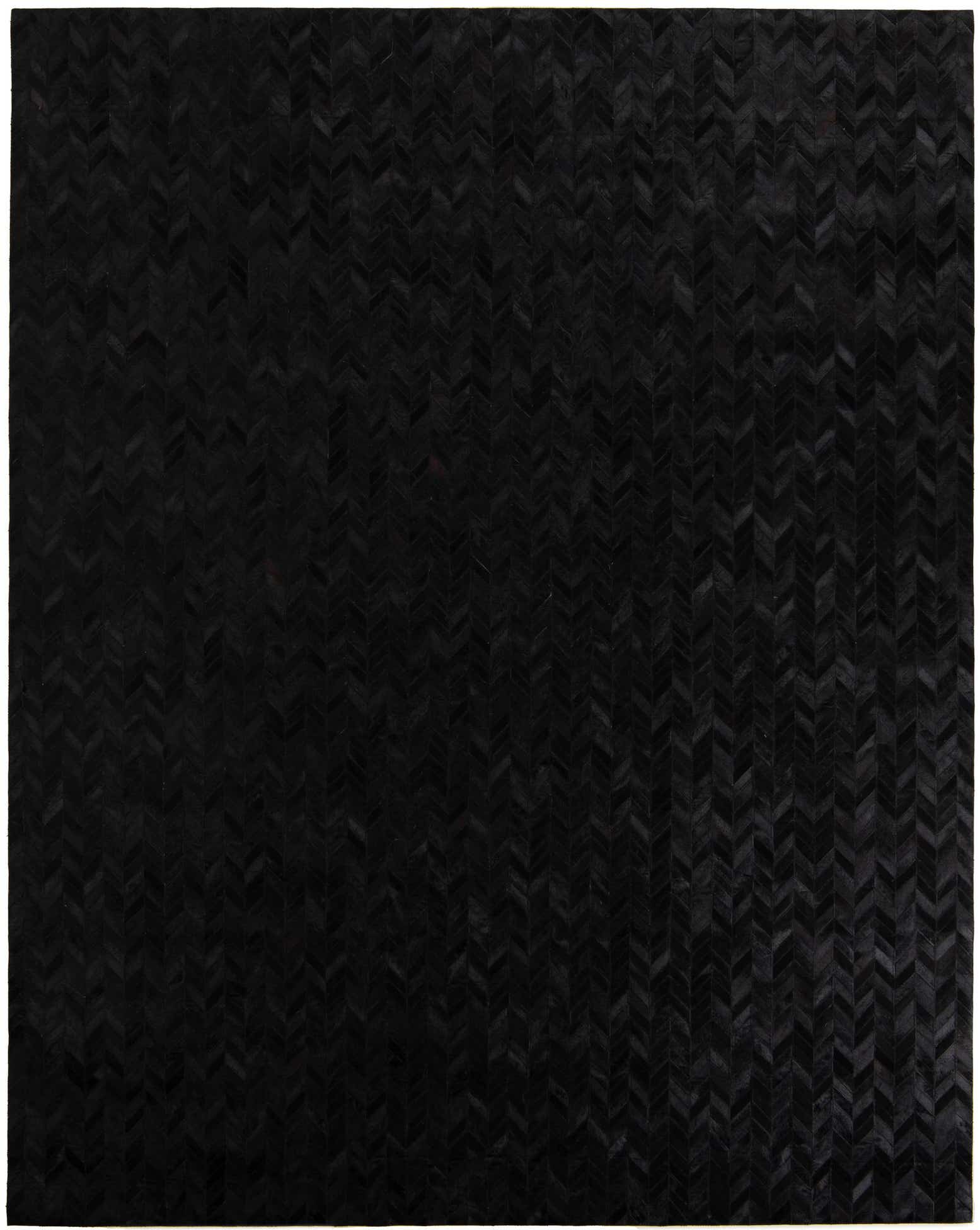 7' 10 x 9' 10 Cowhide Leather Rug