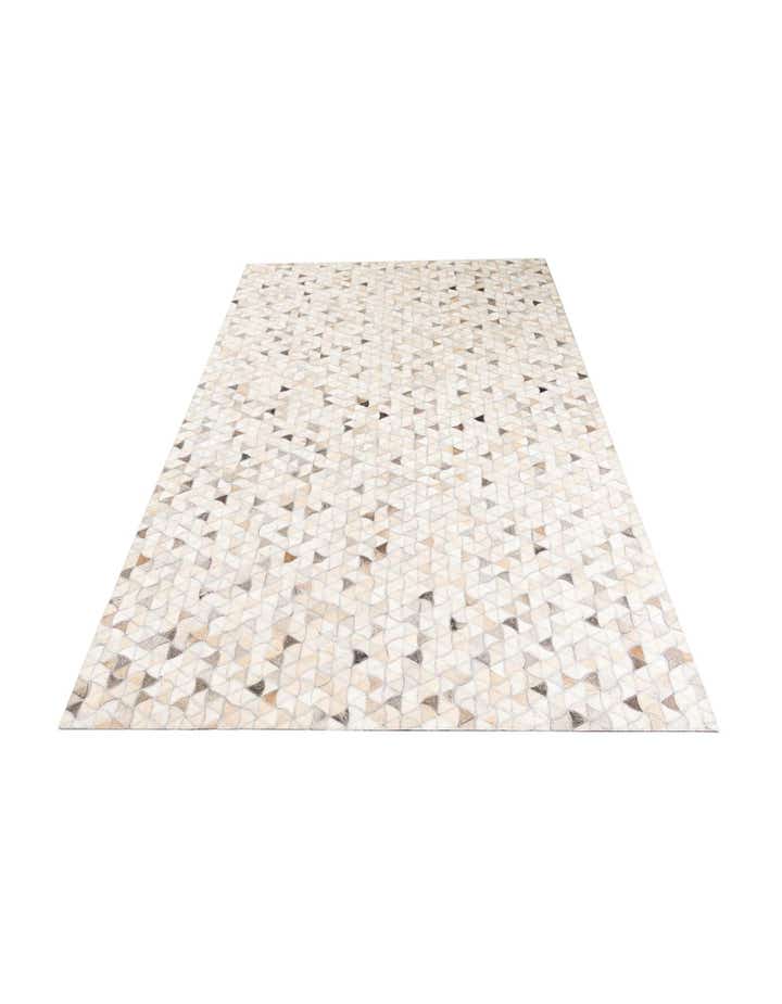 5' x 7' 9 Cowhide Leather Rug