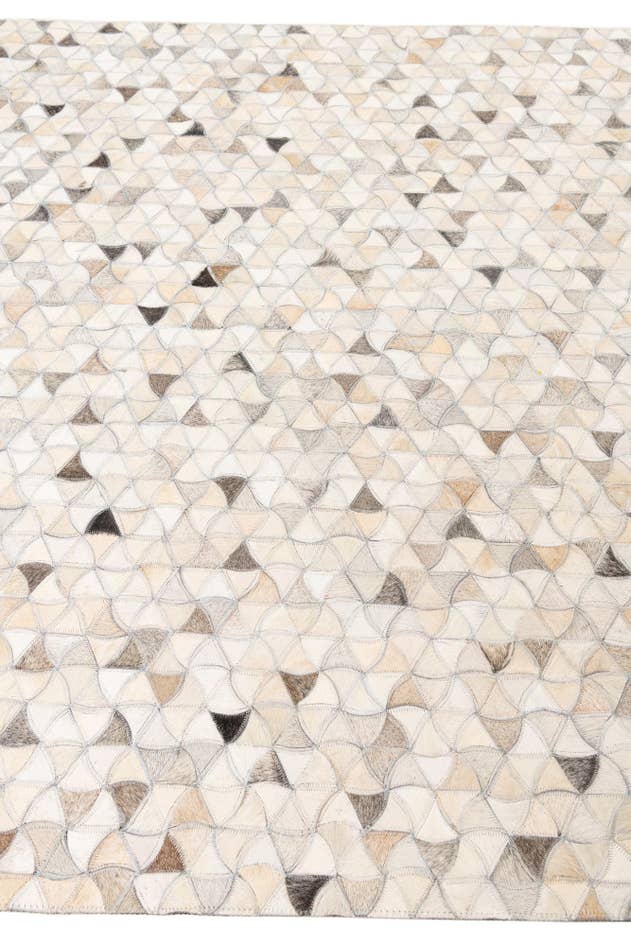 Detail image of 5' x 7' 9 Cowhide Leather Rug