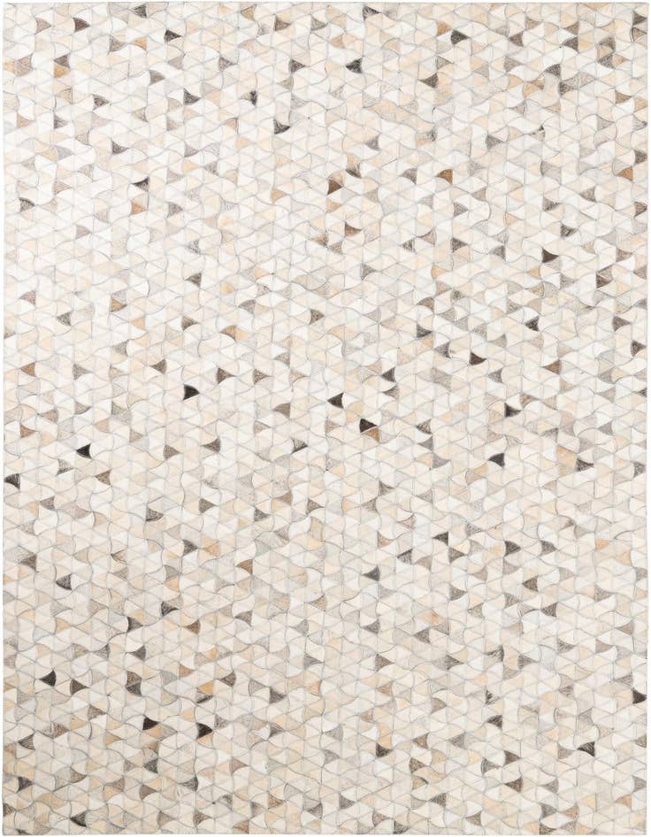 Detail image of 5' x 7' 9 Cowhide Leather Rug