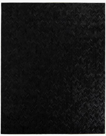 7' 10 x 9' 10 Cowhide Leather Rug