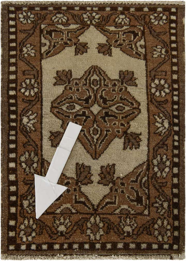 1' 6 x 2' 4 Hand Knotted Ferdos Persian Wool Rug