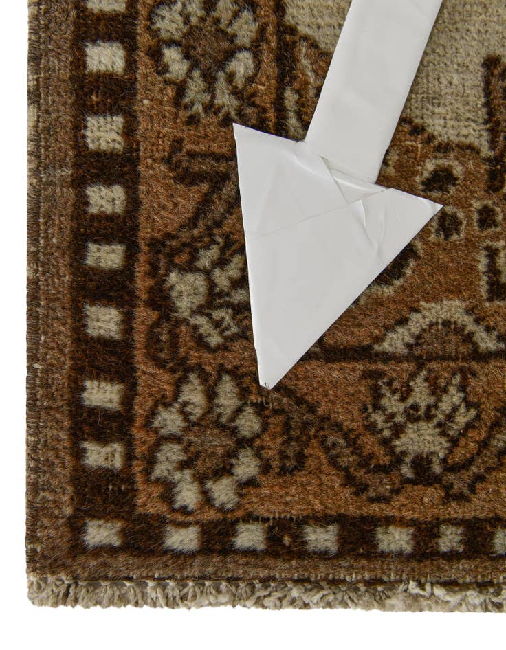 Detail image of 1' 6 x 2' 4 Hand Knotted Ferdos Persian Wool Rug