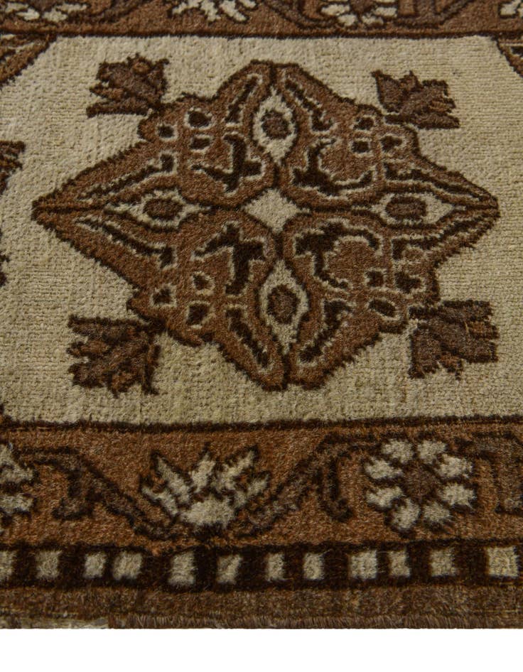 Detail image of 1' 6 x 2' 4 Hand Knotted Ferdos Persian Wool Rug