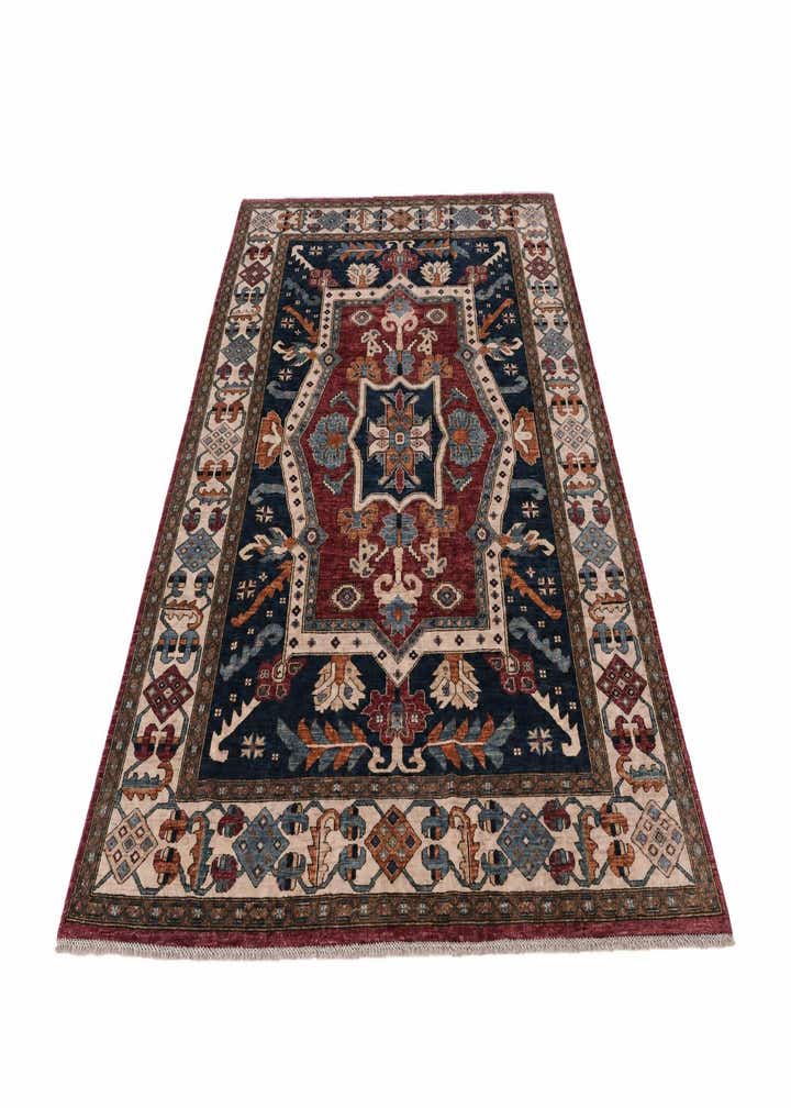 6' 8 x 10' 2 Hand Knotted Heriz Rug