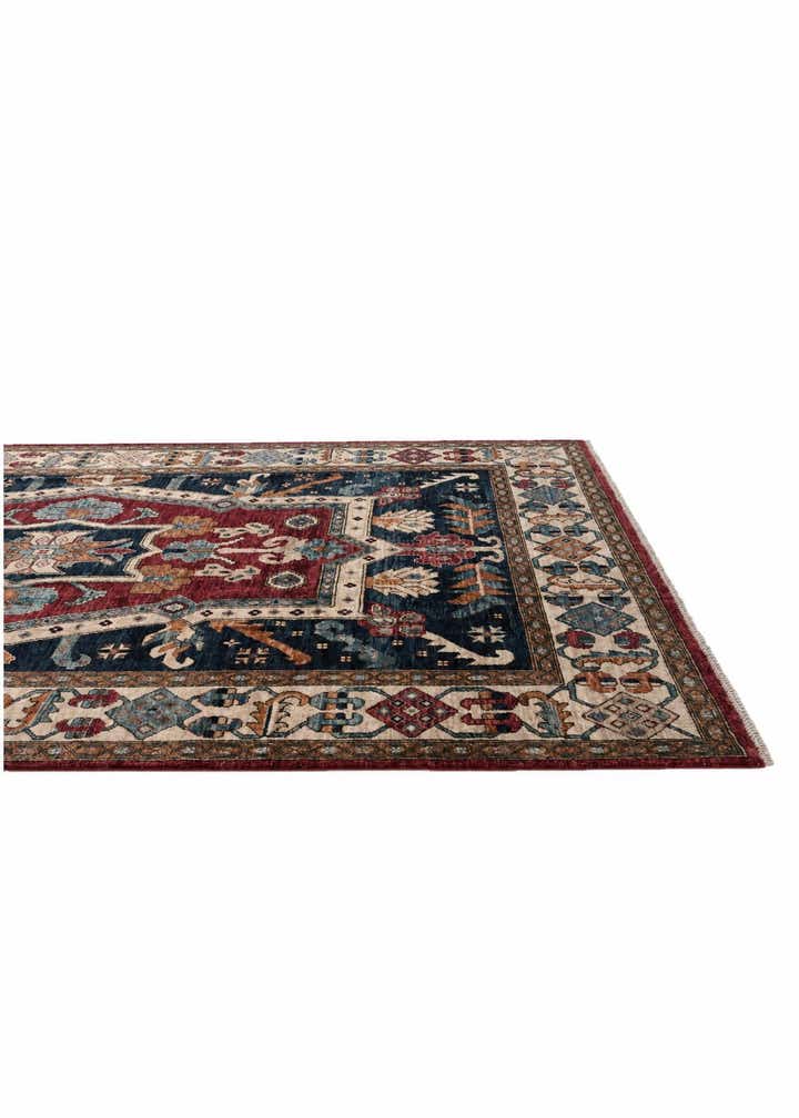 6' 8 x 10' 2 Hand Knotted Heriz Rug